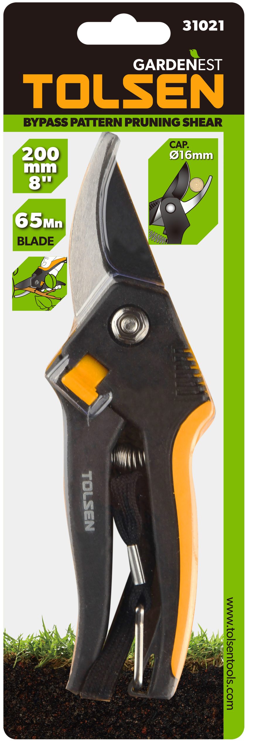 8″ Bypass Pruning Shear by tolsen tools