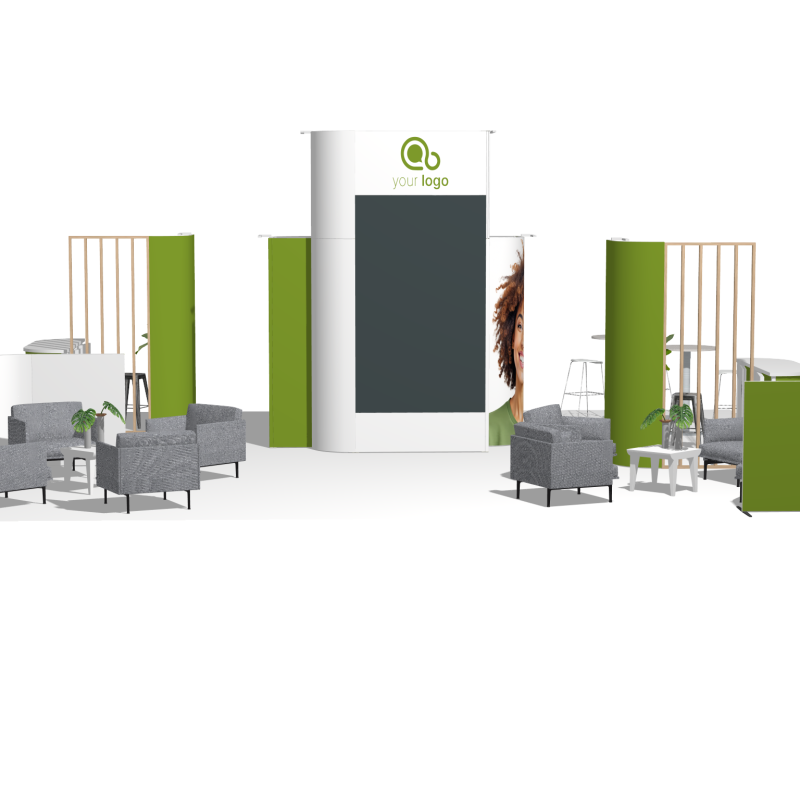 30x30 trade show booth