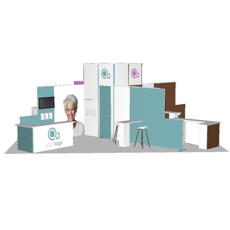 30x30 trade show booth