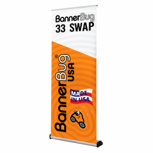 Banner Bug Swap33 scale - pull up banner stand